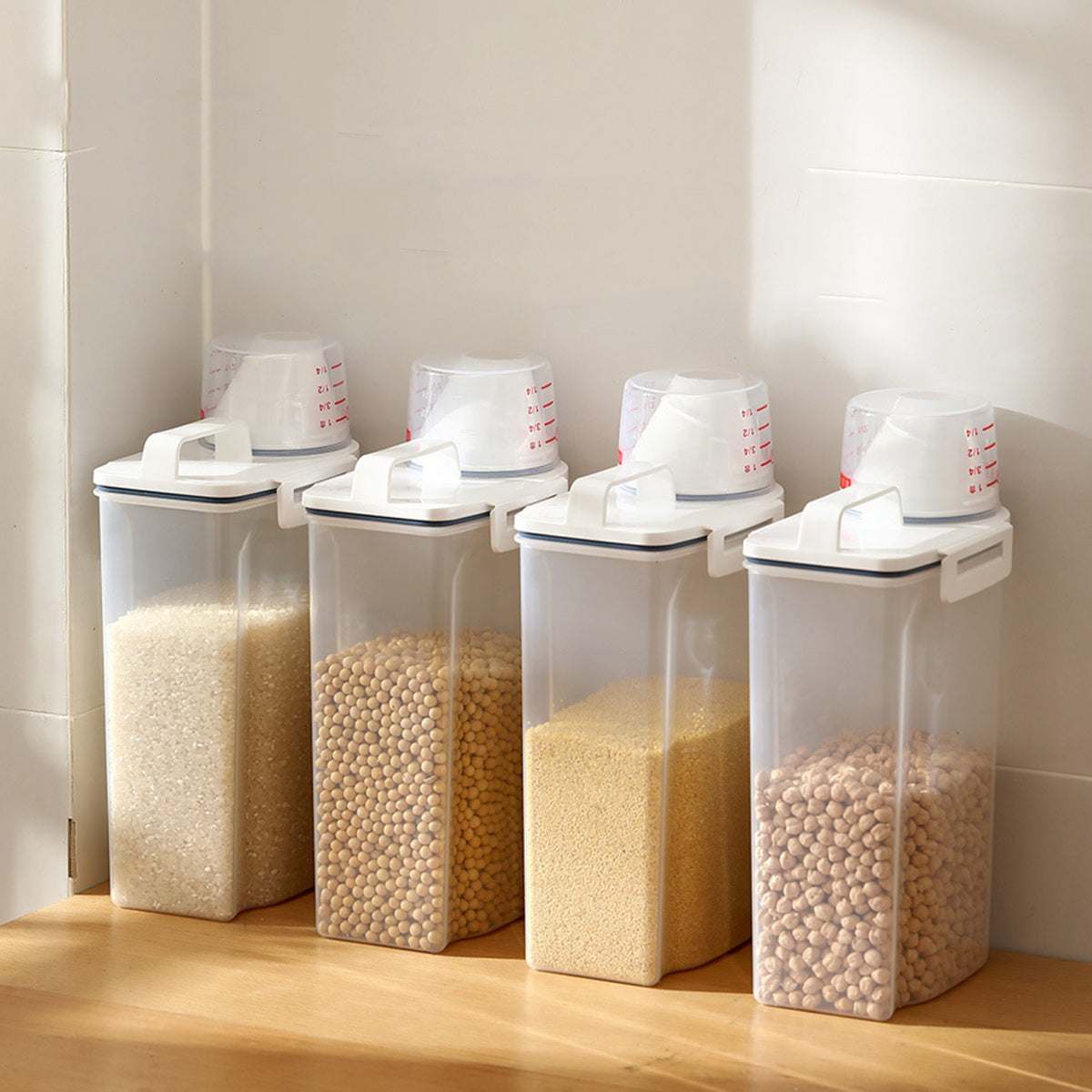 Airtight Rice Storage Container double sealed lid