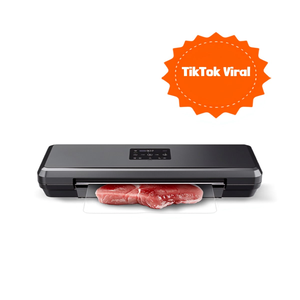 NovaHome vacuum sealer - TikTok Viral badge product photo (Canva enhanced)