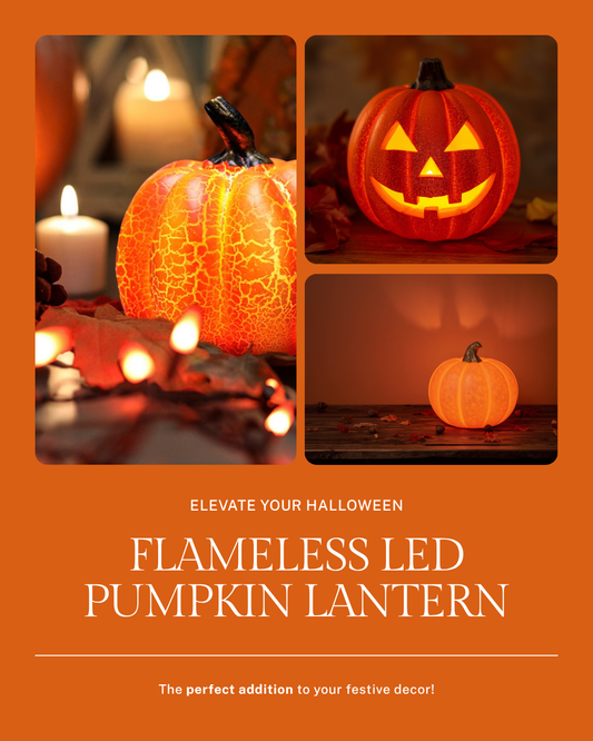 LED Halloween Pumpkin Lantern - Halloween Must-Have