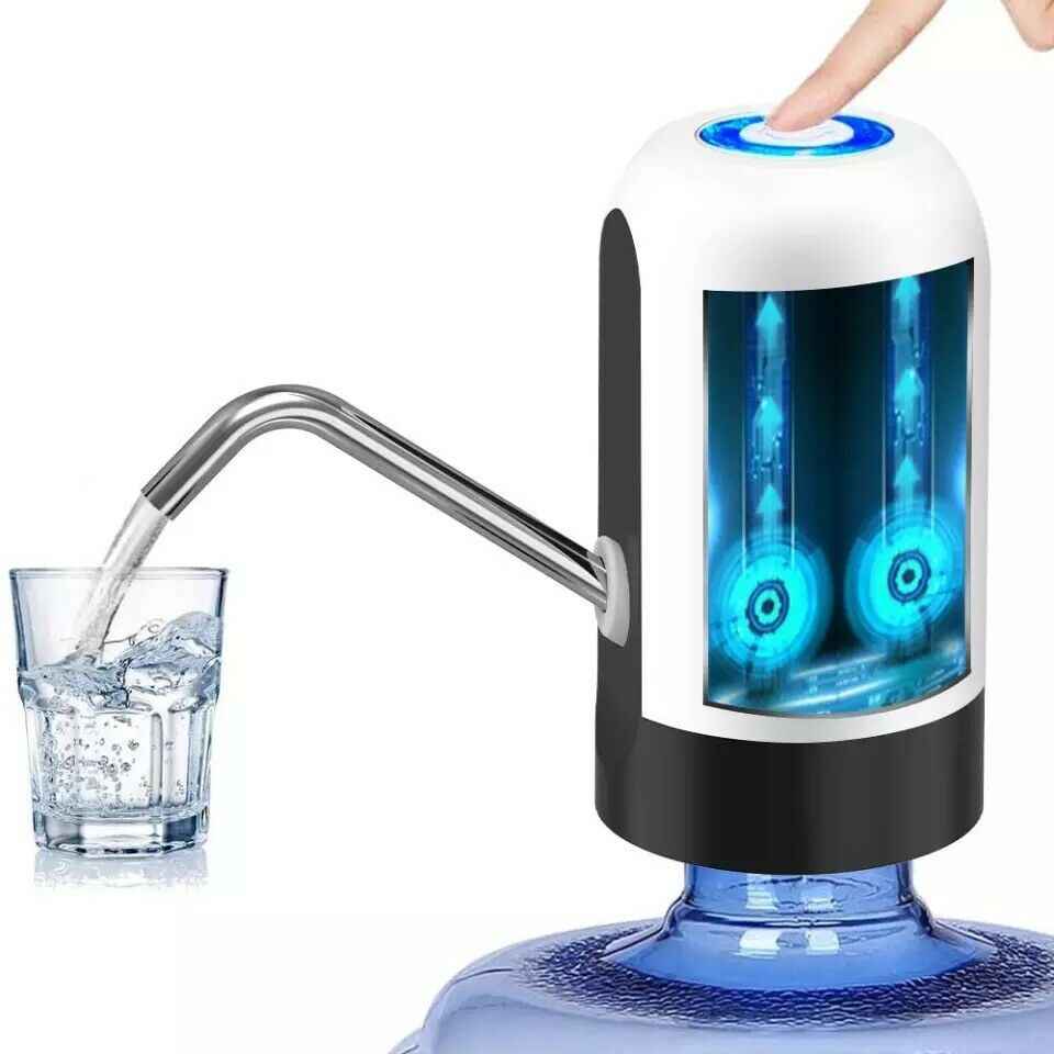 Electric Water Dispenser Pump for 5-Gallon Bottles – USB Rechargeable