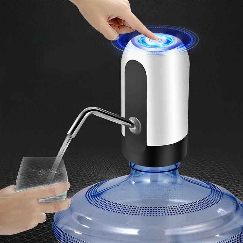 Electric Water Dispenser Pump for 5-Gallon Bottles – USB Rechargeable