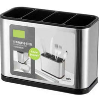 Cutlery holder with utensils sorted in each compartment