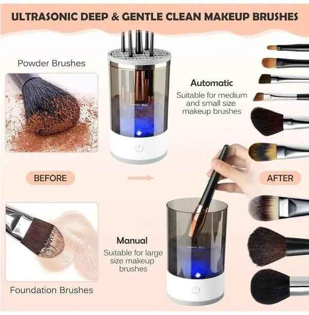 2-in-1 Automatic Electric Makeup Brush Cleaning Machine