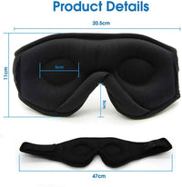 Wireless headphone sleep mask ear speaker detail