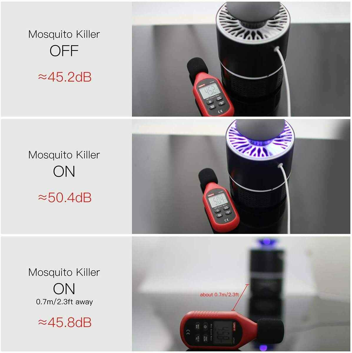 Universal USB Electric UV Mosquito Killer Lamp - 360° Bug Zapper for Home & Patio