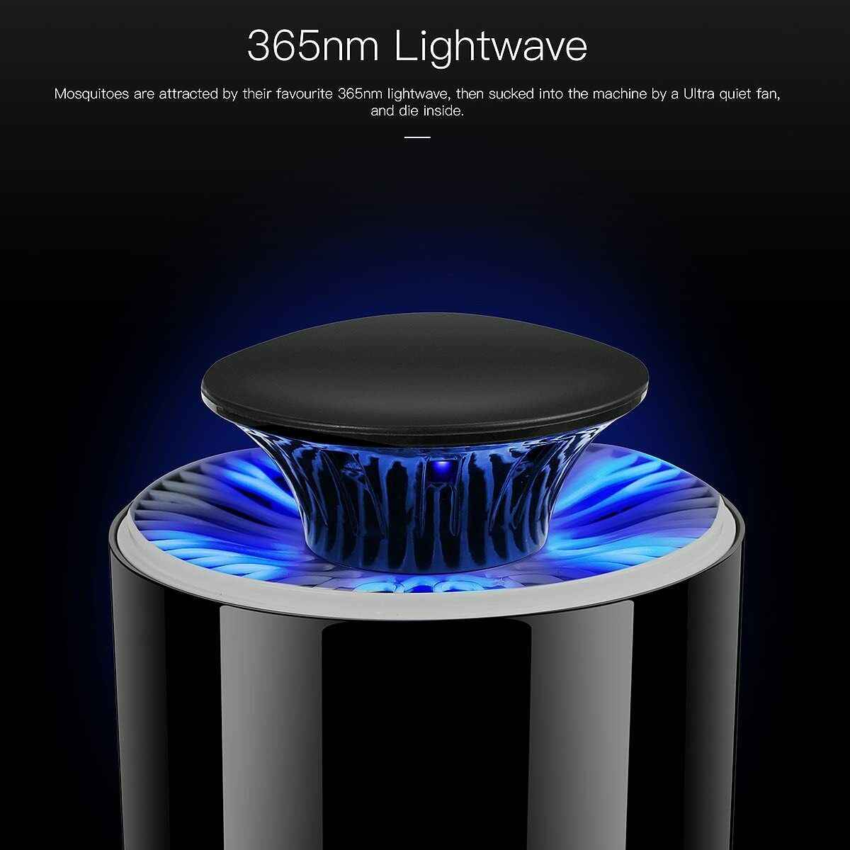 Universal USB Electric UV Mosquito Killer Lamp - 360° Bug Zapper for Home & Patio