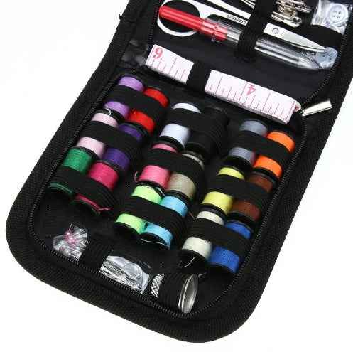 Complete Home Sewing Kit – Portable Stitching Set with Threads & Needles