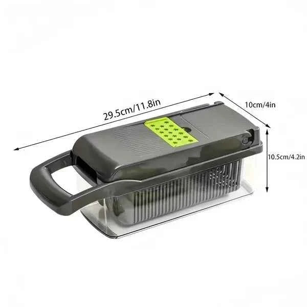16-in-1 Vegetable Chopper | Professional Onion Chopper & Multi-Function Food Slicer | Easy to Clean
