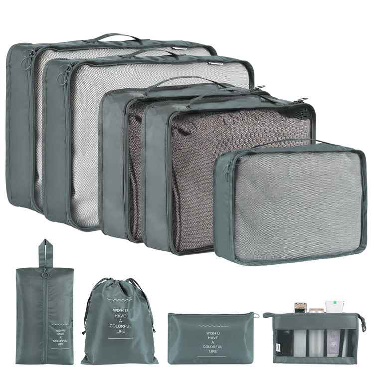 Minimalist Solid Color Clothing Storage Bag - Dustproof Home Organizer
