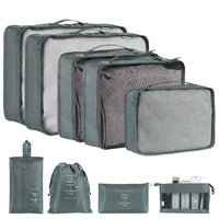 Dustproof organizer bag zipper seal detail