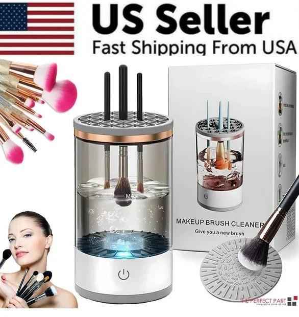 2-in-1 Automatic Electric Makeup Brush Cleaning Machine