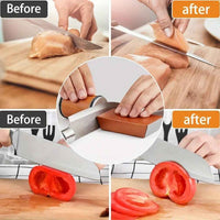 Professional Rolling Knife Sharpener Kit Magnetic 15/20° Diamond Sharpening Tool