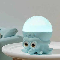Octopus projection lamp showing Bluetooth speaker base