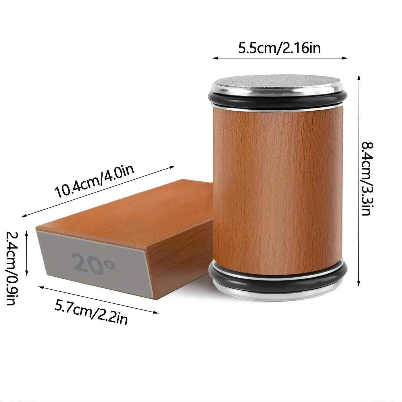 Professional Rolling Knife Sharpener Kit Magnetic 15/20° Diamond Sharpening Tool