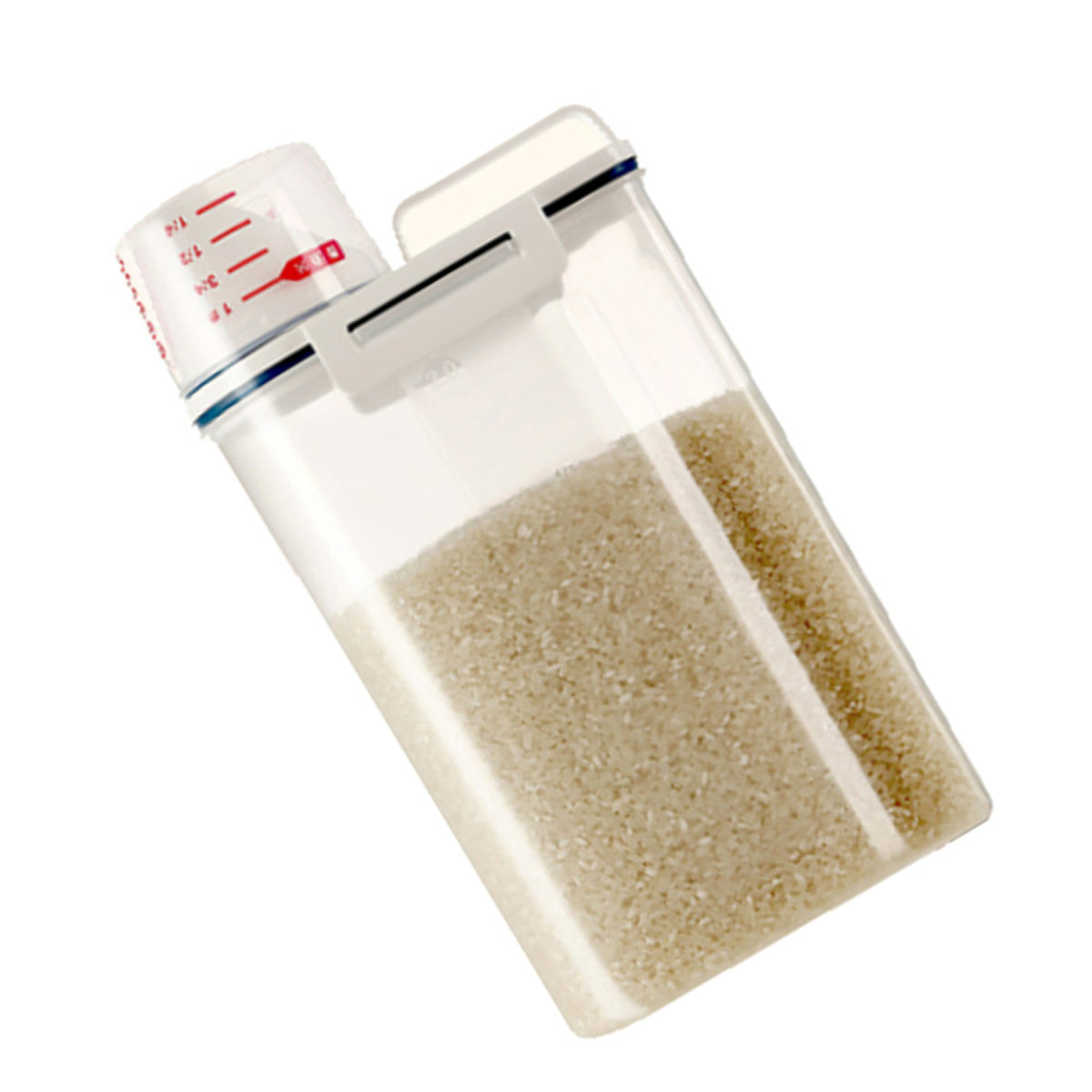 Airtight Rice Storage Container clear scale detail