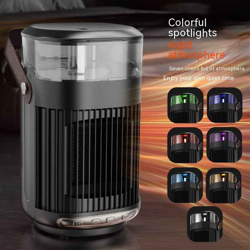 2-in-1 Portable Space Heater & Indoor Humidifier - 1200W High Power Warm Air Blower for Home & Office