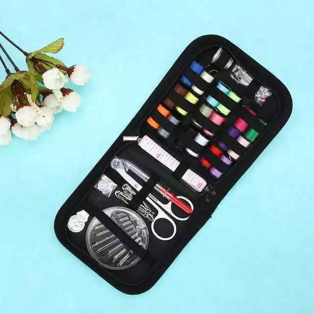 Complete Home Sewing Kit – Portable Stitching Set with Threads & Needles