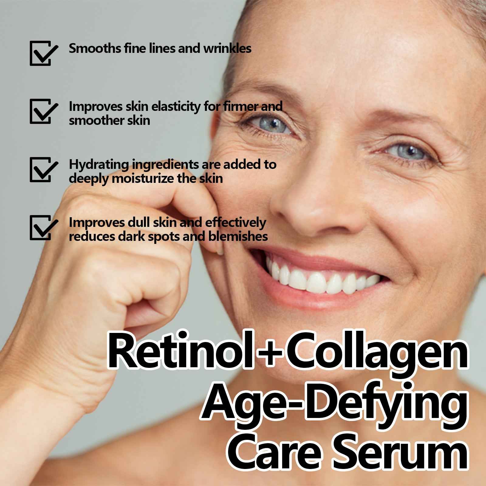 Retinol + Collagen Age-Defying Serum – Visibly Firmer, Smoother Skin