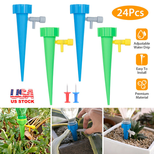Plant Watering Spikes Set of 24