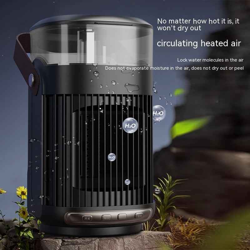 2-in-1 Portable Space Heater & Indoor Humidifier - 1200W High Power Warm Air Blower for Home & Office