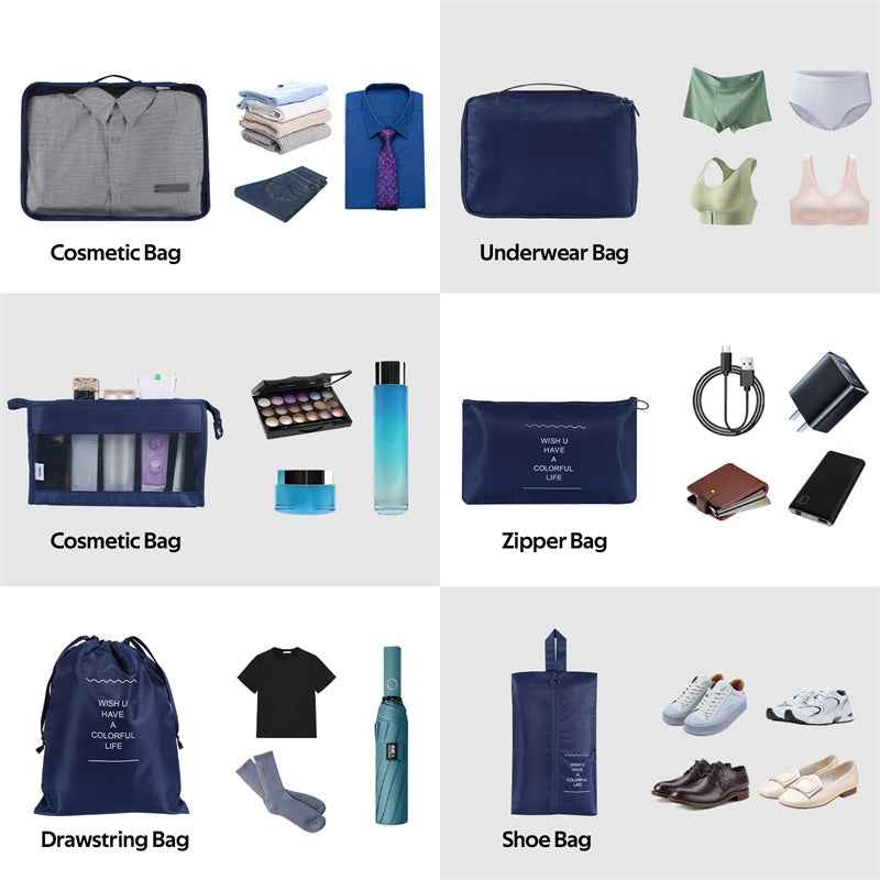 Minimalist Solid Color Clothing Storage Bag - Dustproof Home Organizer