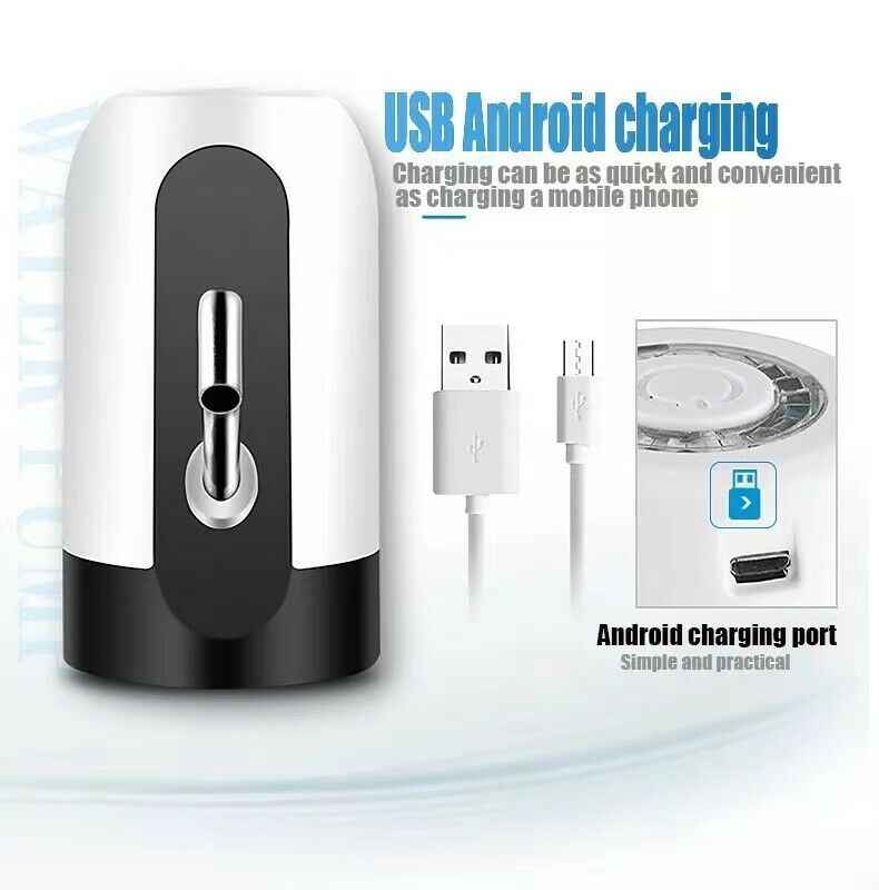 Electric Water Dispenser Pump for 5-Gallon Bottles – USB Rechargeable