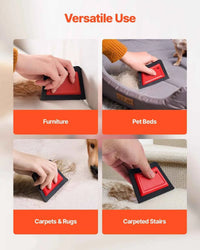 Reusable Pet Hair Remover Tool – Multi-Surface Scraper for Couch, Carpet & Car Seats