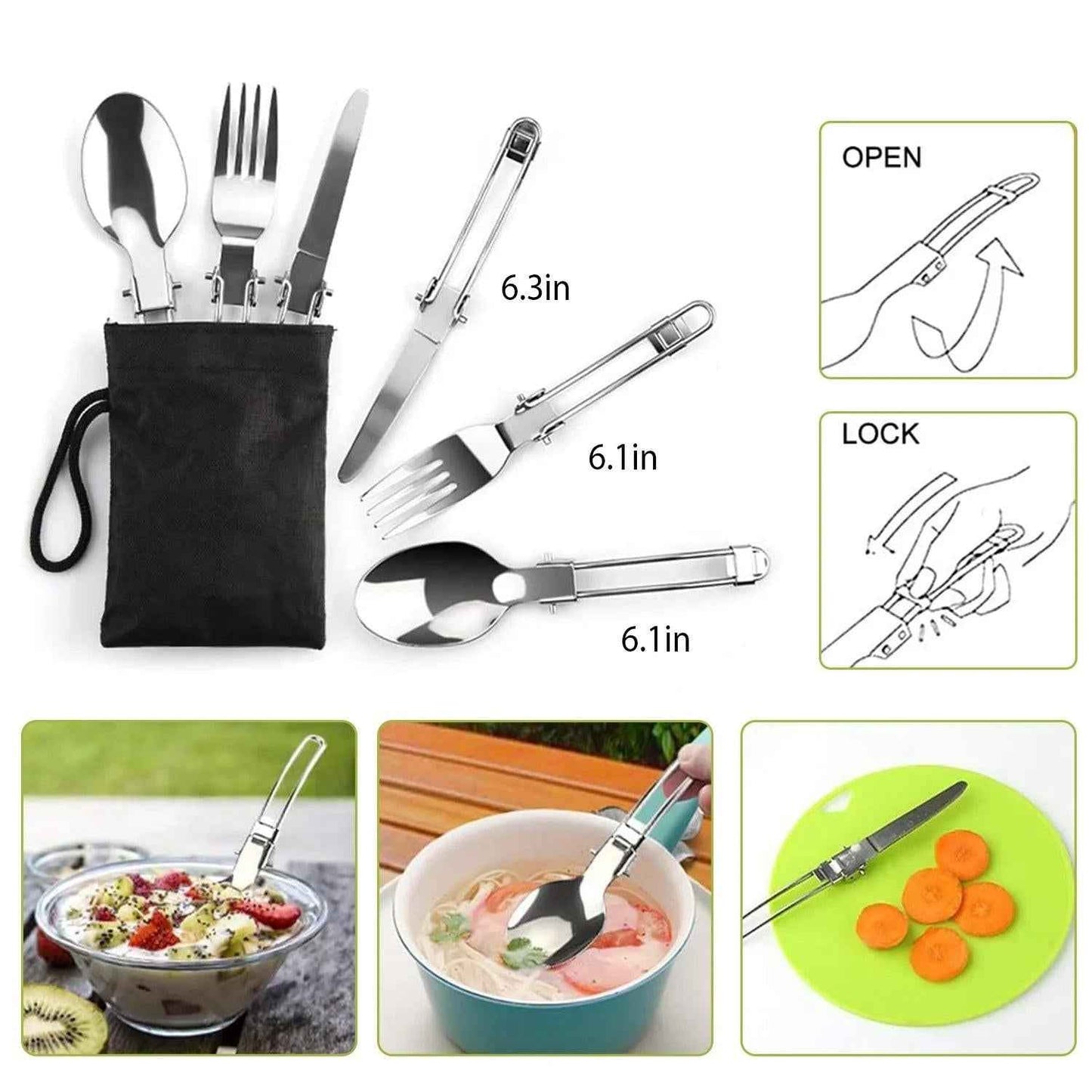 Ultimate 12-Piece Adventure Cookset: Compact Pot, Pan, & Kettle for 2-3 People