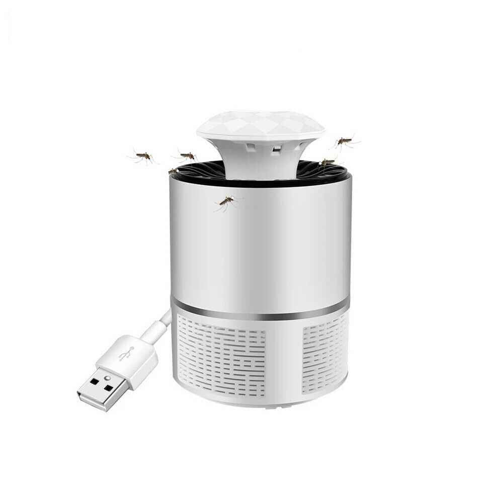 Universal USB Electric UV Mosquito Killer Lamp - 360° Bug Zapper for Home & Patio