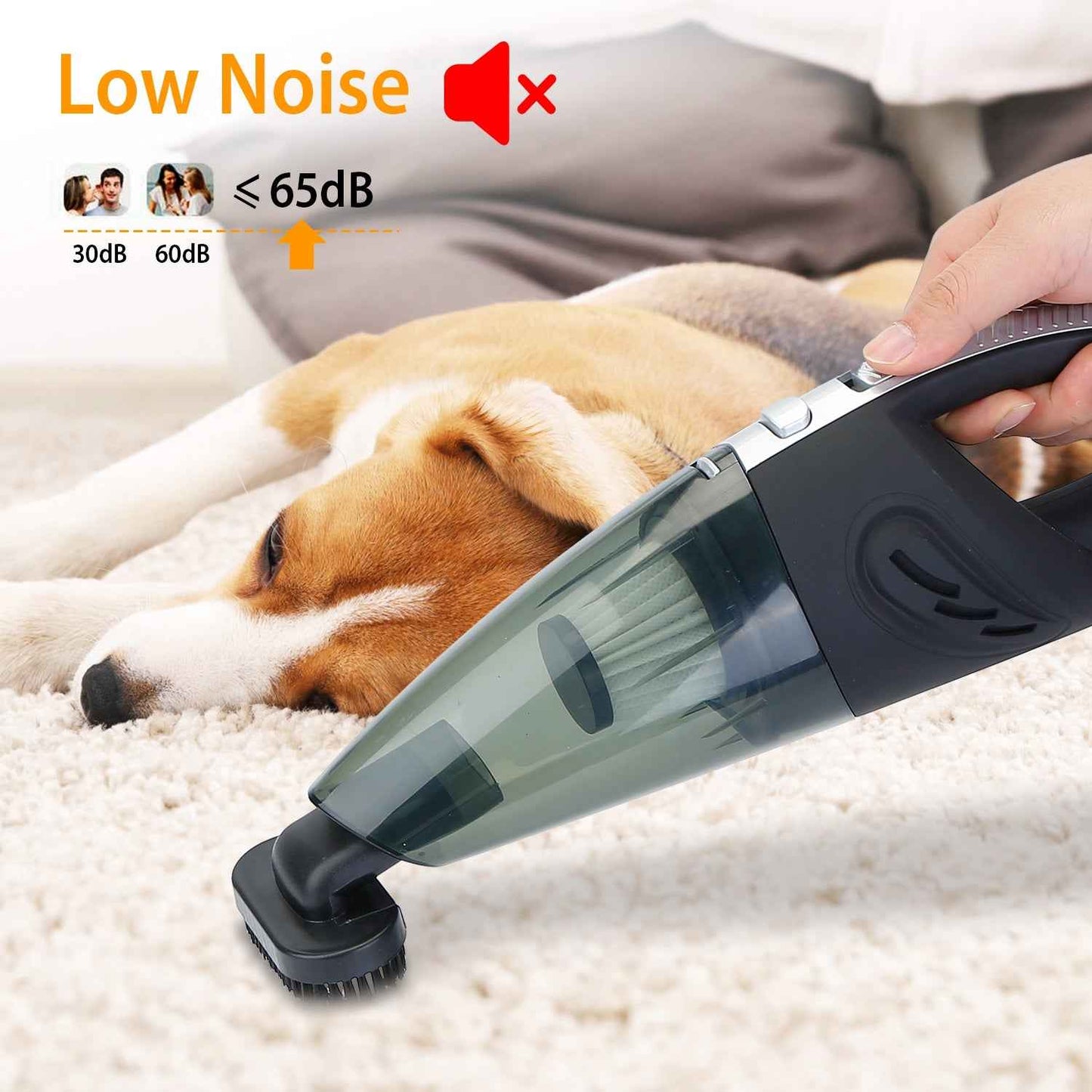 Cordless Handheld Vacuum – Strong Suction for Pet Hair & Daily Messes