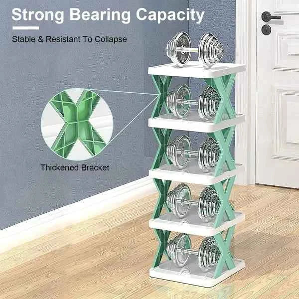 9-Tier Vertical Shoe Rack – Space-Saving Narrow Shoe Organizer for Entryway & Closet